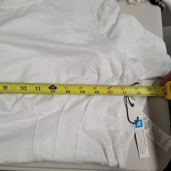 Treasure & bond white tee with gathered waist - Picture 9 of 11